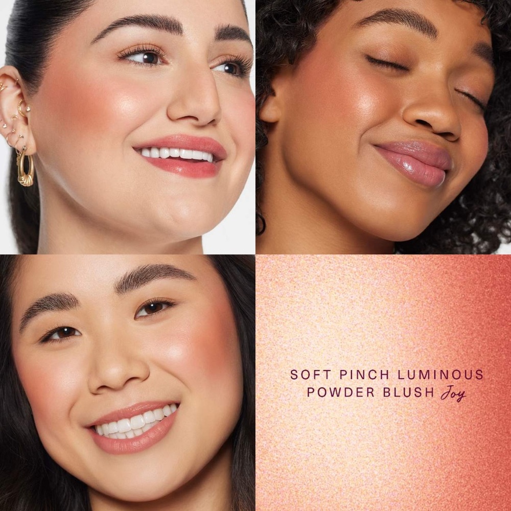 Rare Beauty Soft Pinch Luminous Powder Blush Compact Shade JOY - NEW - Picture 4 of 13
